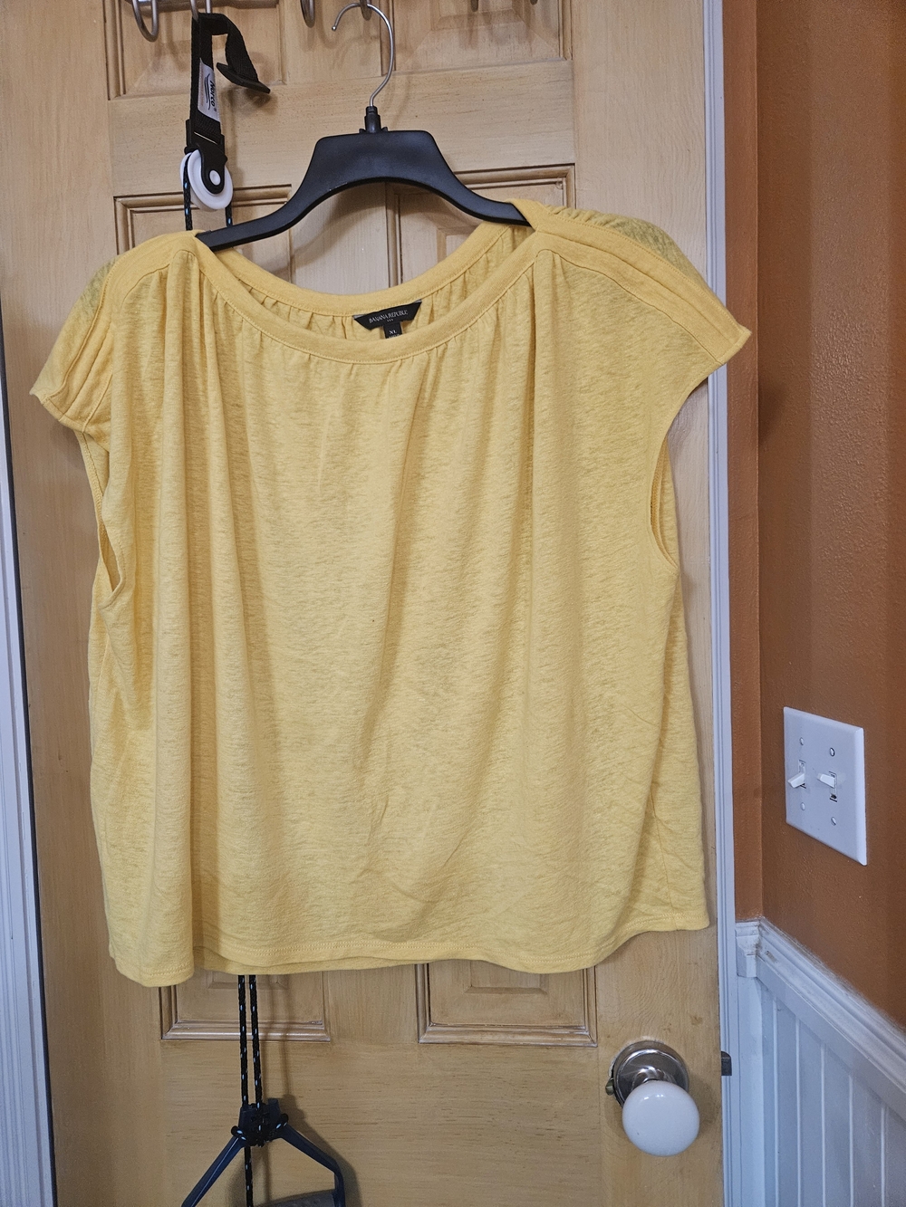 Banana Republic Yellow Short Sleeve Top